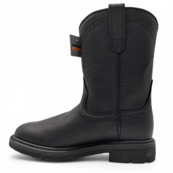 Ariat Men's Black Sierra Roper Size 12W EE Toe SR EH Safety Work Boot 10002422 - Picture 5 of 15